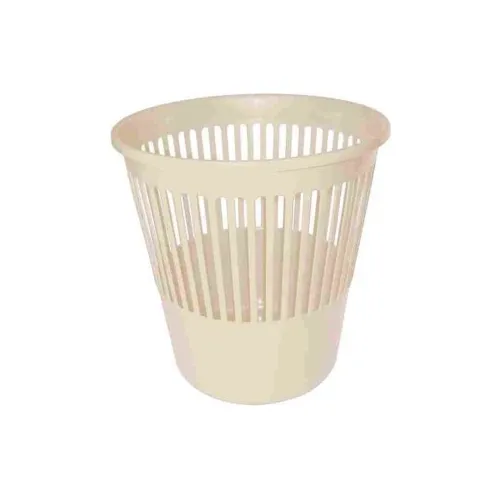 Papelera Plastica Beige S/tapa 8l 26x26x27cm Alfa Hogar