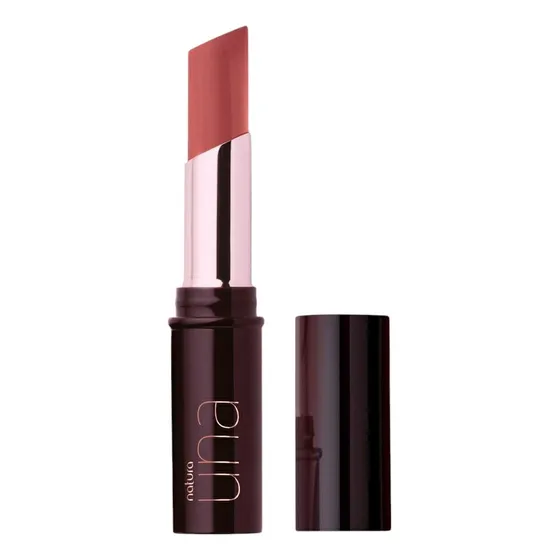 Labial Matte Powder 3,4g Una Natura Cosmeticos Vegano