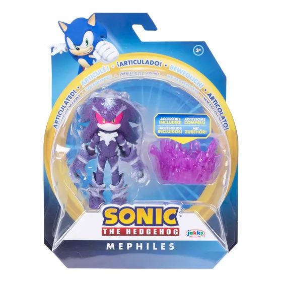 Mephiles The Dark Figura 10cm Articulada Con Accesorio Sonic