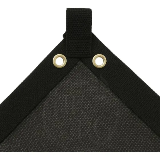 Lona Toldo Para Piscina Sombrite 80% Bainha Ilhós 4x18 Preto