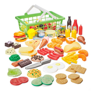 Set De Alimentos Kid Connection 100pz Para Cocina De Juguete Set De Alimentos Kid Connection 100pz Para Cocina De Juguete