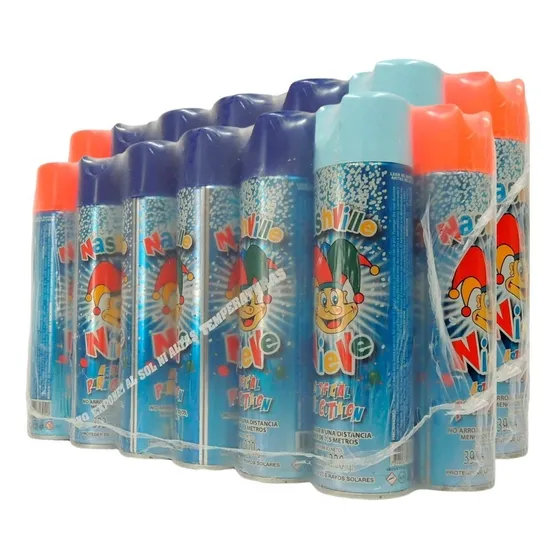 Nieve Espuma Nashville 12 Unidades Carnaval 370 Ml