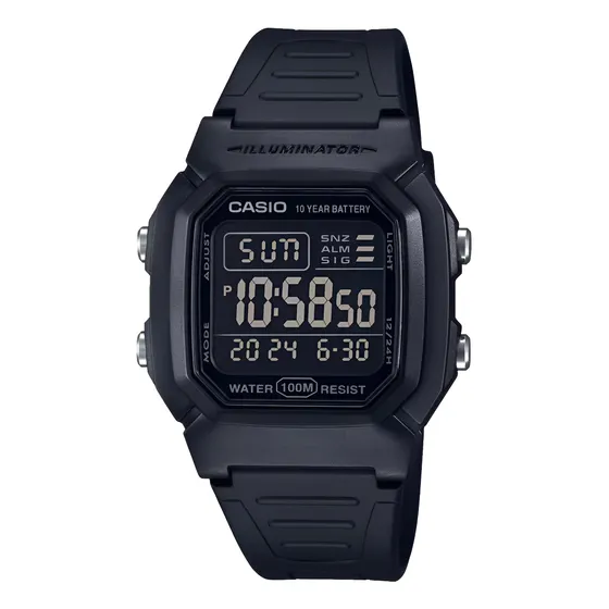 Reloj Digital Pantalla Negativa Casio W-800h-1b
