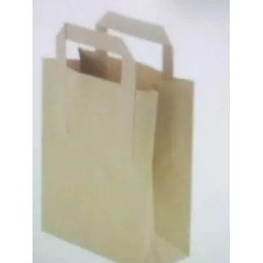 Bolsas Papel Kraft Marrón Y Blanco Para Delivery 50*40*15