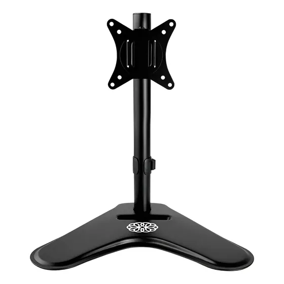Suporte Para Monitor Zinnia TMS 55 Preto 17 a 32 Pol com Base Fixa, Ajuste de Altura, VESA 75x75/100x100 e Capacidade até 9 kg