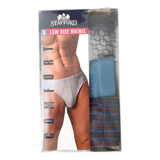 3 Interiores De Algodon Bikini Stafford Talla L Nuevo