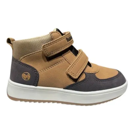 Zapatilla Infantil Bubble Gummers Velcro Café