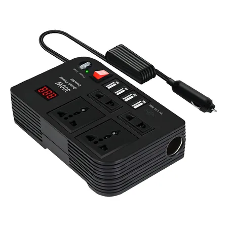 Convertidor Corriente 12v 220v Inversor De Voltaje Auto 300w