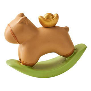 Rocking Horse Figurine Statue Collection Decorative Arte Rocking Horse Figurine Statue Collection Decorative Arte