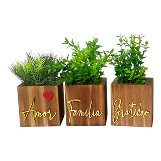 Vaso Decorativo Com Planta Artificial Cachepot Enfeite Sala Vaso Decorativo Com Planta Artificial Cachepot Enfeite Sala