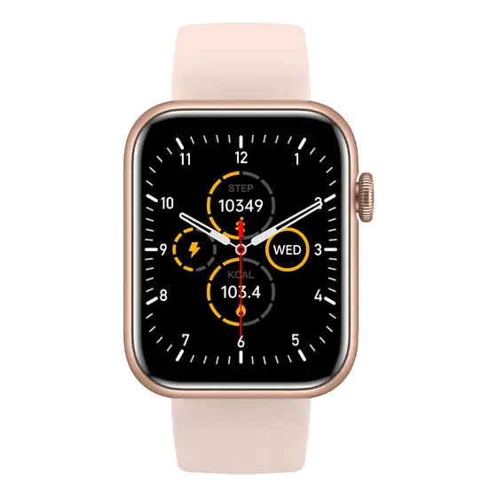 Smartwatch Positivo Watch Essential, Tela Ips 1.83, Monitoramento De Exercícios, Gerenciamento Da Saúde, Ligações, Assistente De Voz, Bateria 220mah Para Até 10 Dias - Rosé