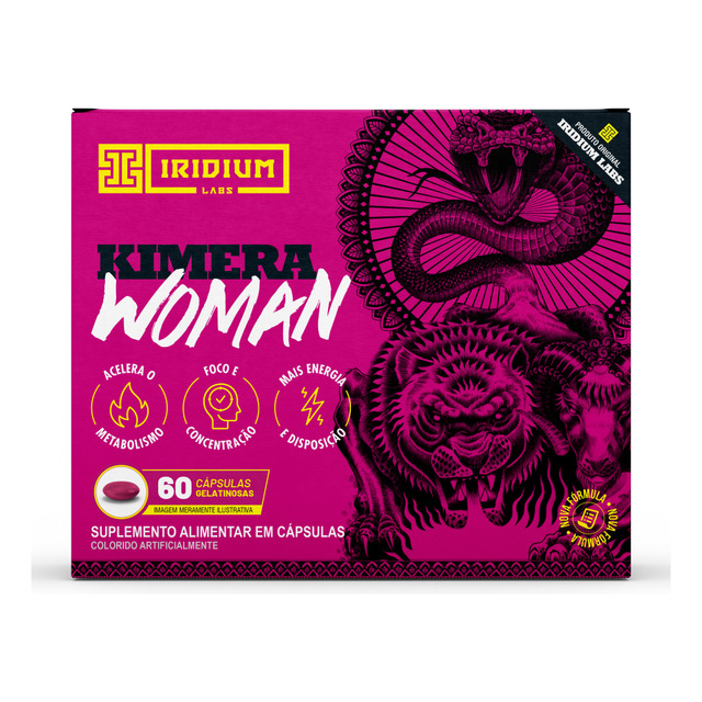 Kimera Woman 60 Caps Termogênico Feminino Iridium Labs Sabor Sem Sabor Kimera Woman 60 Caps Termogênico Feminino Iridium Labs Sabor Sem Sabor