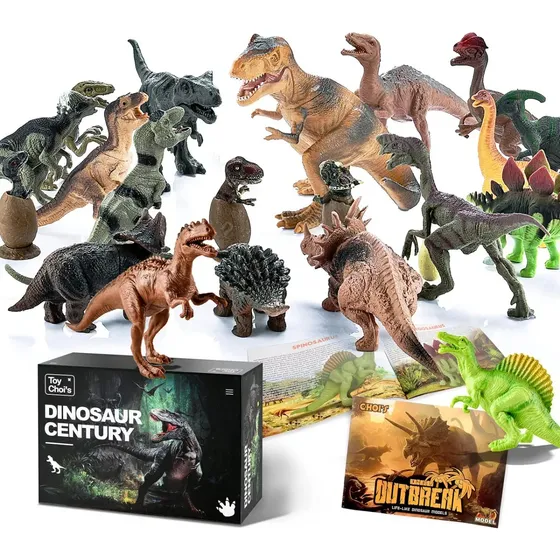 Juego De Juguetes De Dinosaurios Para Niños De 20 Piezas