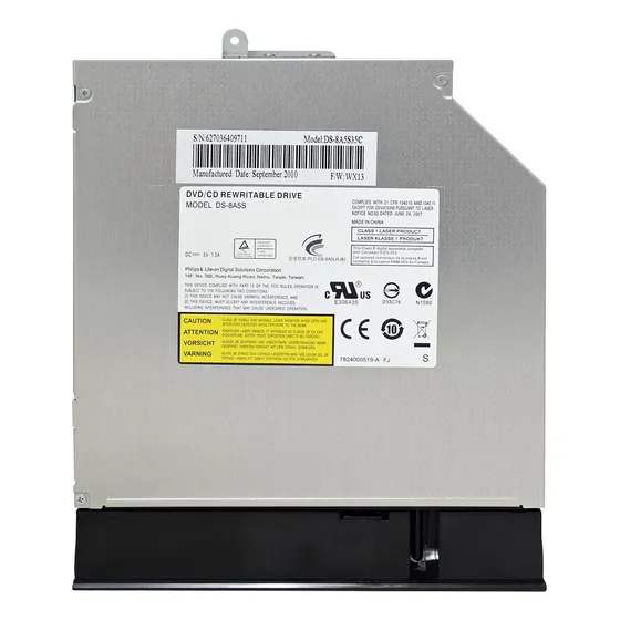 Drive Gravador De Dvd 12,7 Sata Para Notebook