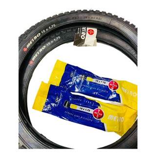 Kit Llantas 18 Para Bicicleta Con Camaras Kit Llantas 18 Para Bicicleta Con Camaras