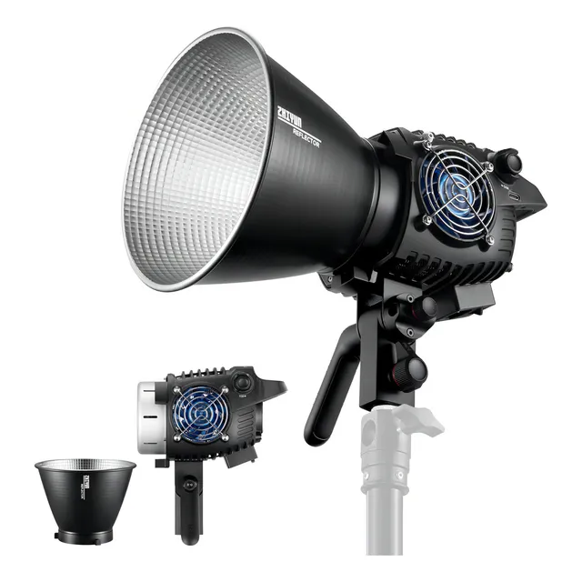 Luz Led Iluminación Zhiyun Molus B100 Estructura Negra 100w 2700k 6500k Control Inalámbrico Iluminador Profesional 13 Efectos de Escena Montura Bowens Práctico