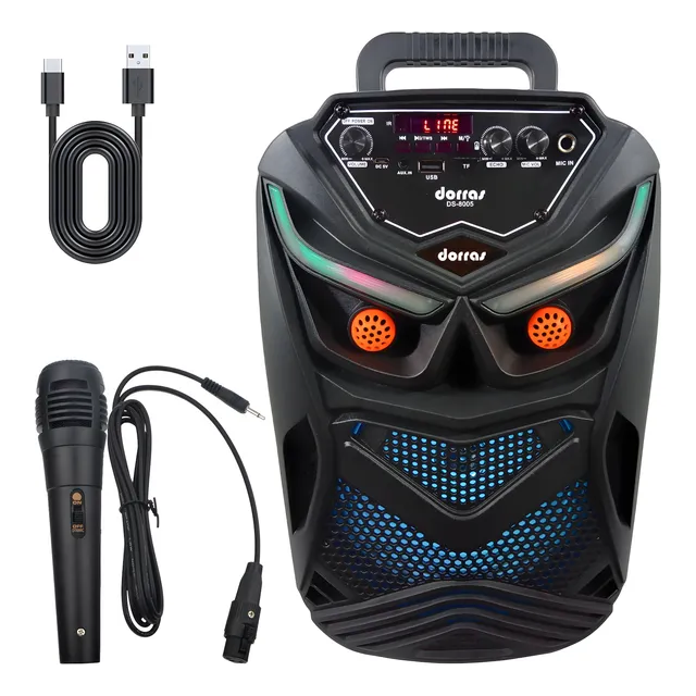 8.5 Bocina Amplificadas Bluetooth Día De Muertos  Microfono