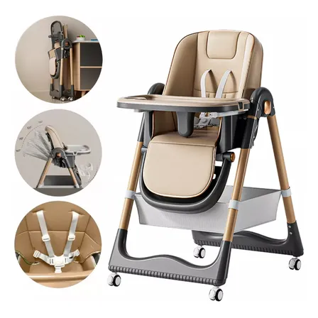 Silla De Comer Reclinable Plegable Baby Café
