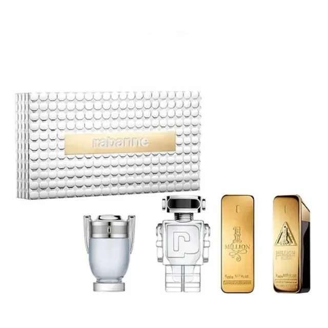 Set Paco Rabanne Mini 4 Pcs Para Caballero 5ml C/u