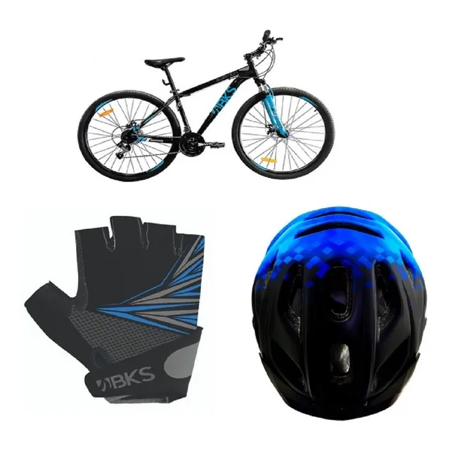 Bicicleta Montañera Rin 27.5 +guantes+casco Para Adulto Bks