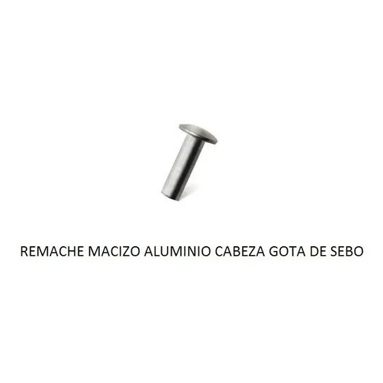 Remache Solido Macizo De Impacto 3/16 X 1/2 Acero