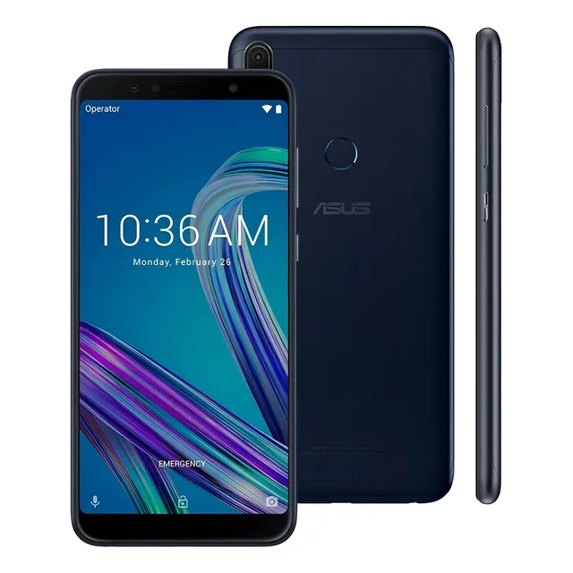 Asus ZenFone Max Pro M1 ZB602KL (13 Mpx) Dual SIM 64 GB preto-oceano 4 GB RAM - Excelente (Recondicionado)