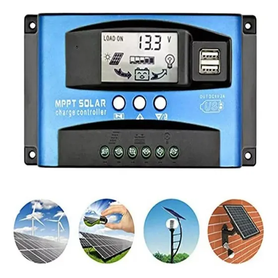 Para Mppt Panel Solar Regulador Controlador De Carga 60a 12v