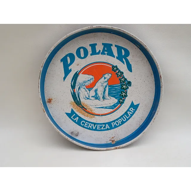 Bandeja En Metal Cervecería Polar Década 70