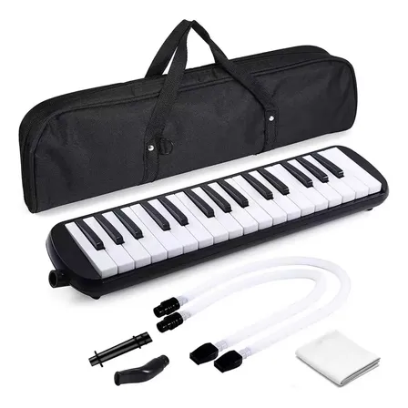 Teclado Escaleta 32 Teclados Musical Capa+ Bocal+ Mangueira