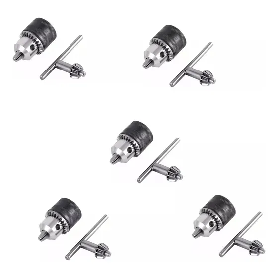 Kit 5 Mandril 10ll 3/8 X 24 Com Chave De Aperto - Rohm