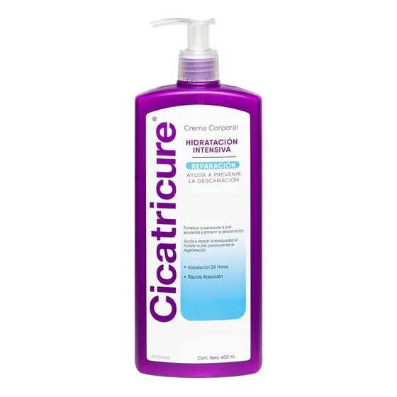 Crema hidratante para cuerpo Cicatricure Hidratación Intensiva 400mL