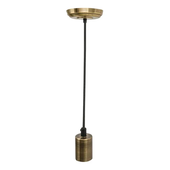 Socket Ceramica Para Lampara Colgante Hierro 1.6m Tecnolite