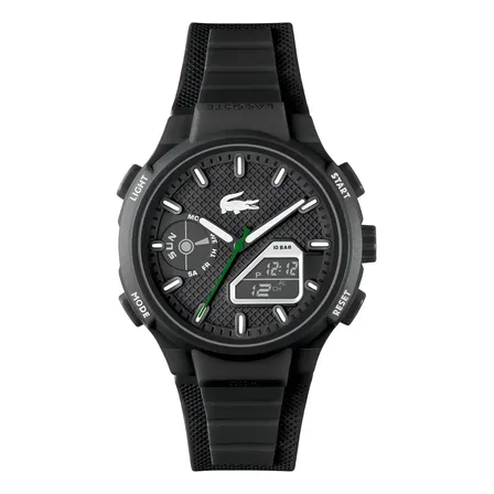Relógio Lacoste Lc33 Masculino Borracha Preto 2011365
