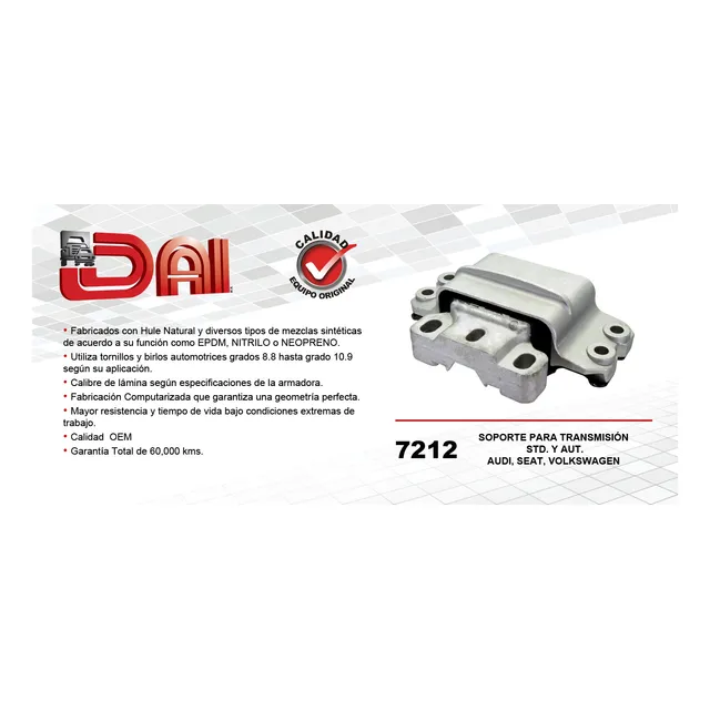 Soporte Trasmisión Volkswagen Jetta A6 2006-2014