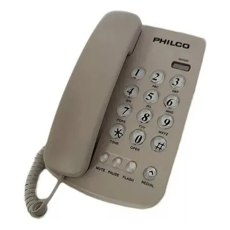 Teléfono De Sobremesa Philco 150wh Blanco / Tecnocenter