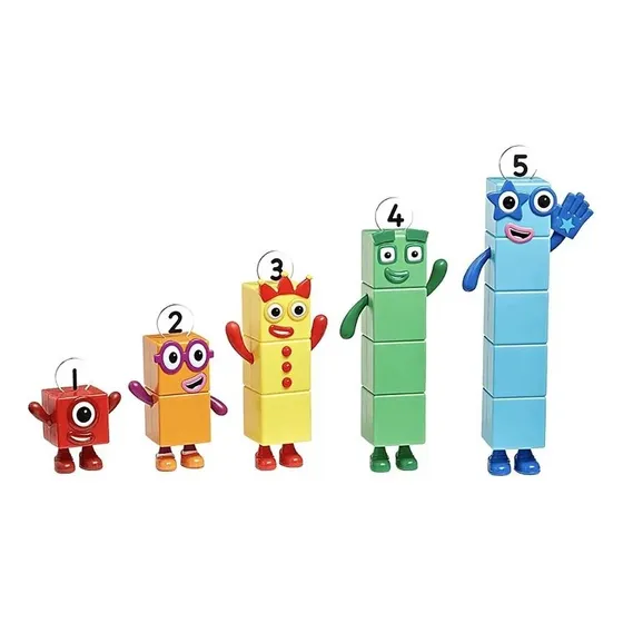 Set De Figuras Number Blocks 1-5 Para Aprender A Contar
