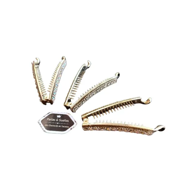 Broche Para Fiestas, Peinado Con Coleta