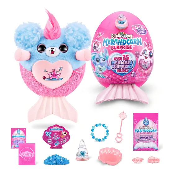 Huevo Sorpresa Sirena Rainbocorn Zuru - Rosado Color Multicolor