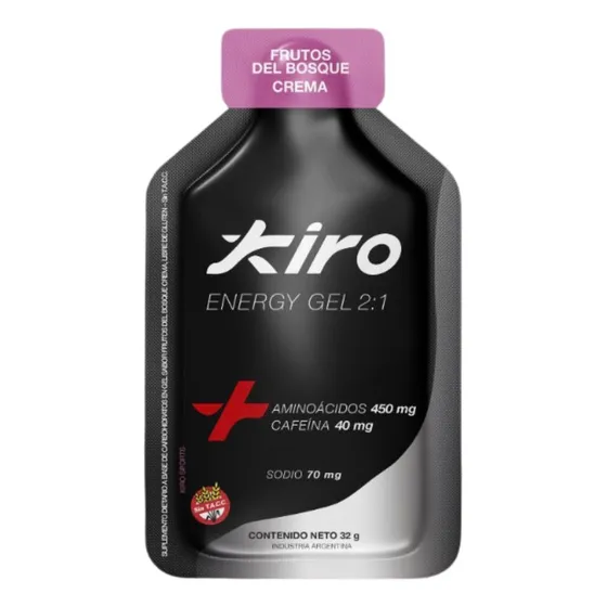 Caja X14 Suplemento Energy Gel Cafeina 40g Frutos Del Bosque