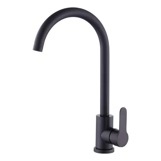 Monocomando Grifo Griferia Canilla Cocina Mesada Negro