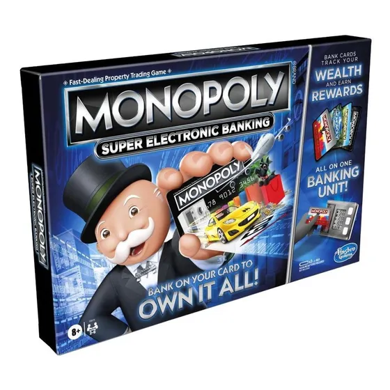 Hasbro Monopoly Super electronic banking E8978 Español