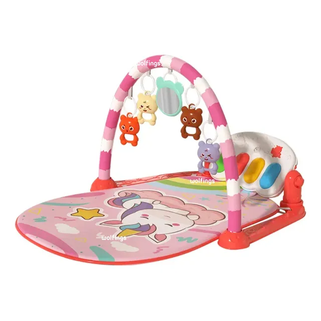 Gimnasio Bebe Interactivo Didactico Babygus Manta Con Piano