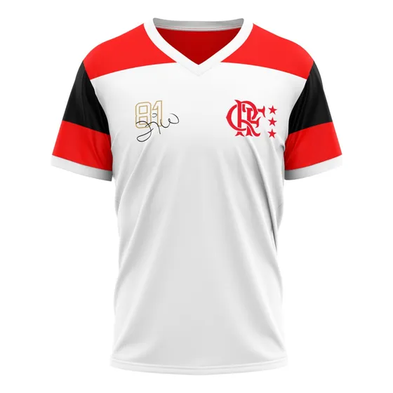 Camisa Flamengo Retrô Mundial 1981 Zico Oficial