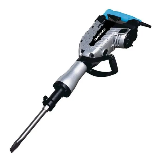 Martillo Demoledor Gamma G1952AR 1500w Percutor Amortiguador Color Acero