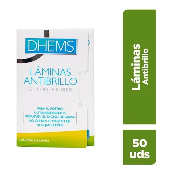Laminas Antibrillo Dhems 50 Und Tipo de piel Normal