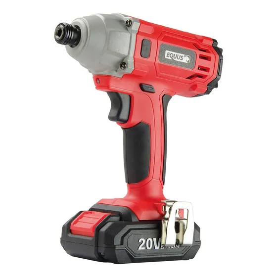 Atornillador Impacto Inalambrico Equus  20v 2 Bat.y Maletín