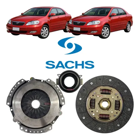 Kit Embreagem P/ Corolla 1.8 16v 2003 A 2008 Sachs