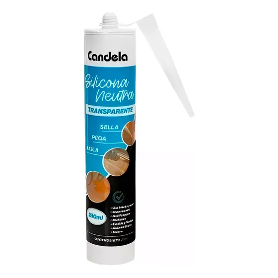 Sellador Silicona Neutra Antihongos 280grs Transparente 7496
