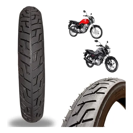 Pneu 100/90-18 Stradão Traseiro Titan Yes Fan Ybr Factor