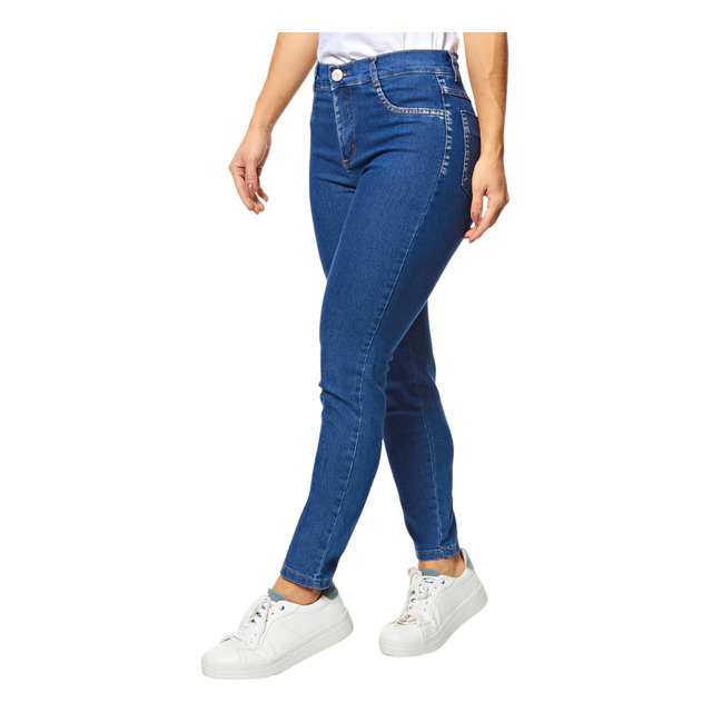 Calça Jeans Feminina Skinny Alta Sawary. Calça Jeans Feminina Skinny Alta Sawary.